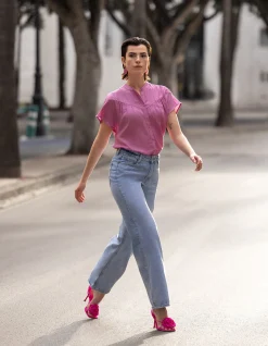 Relaxed Fit Top Roze