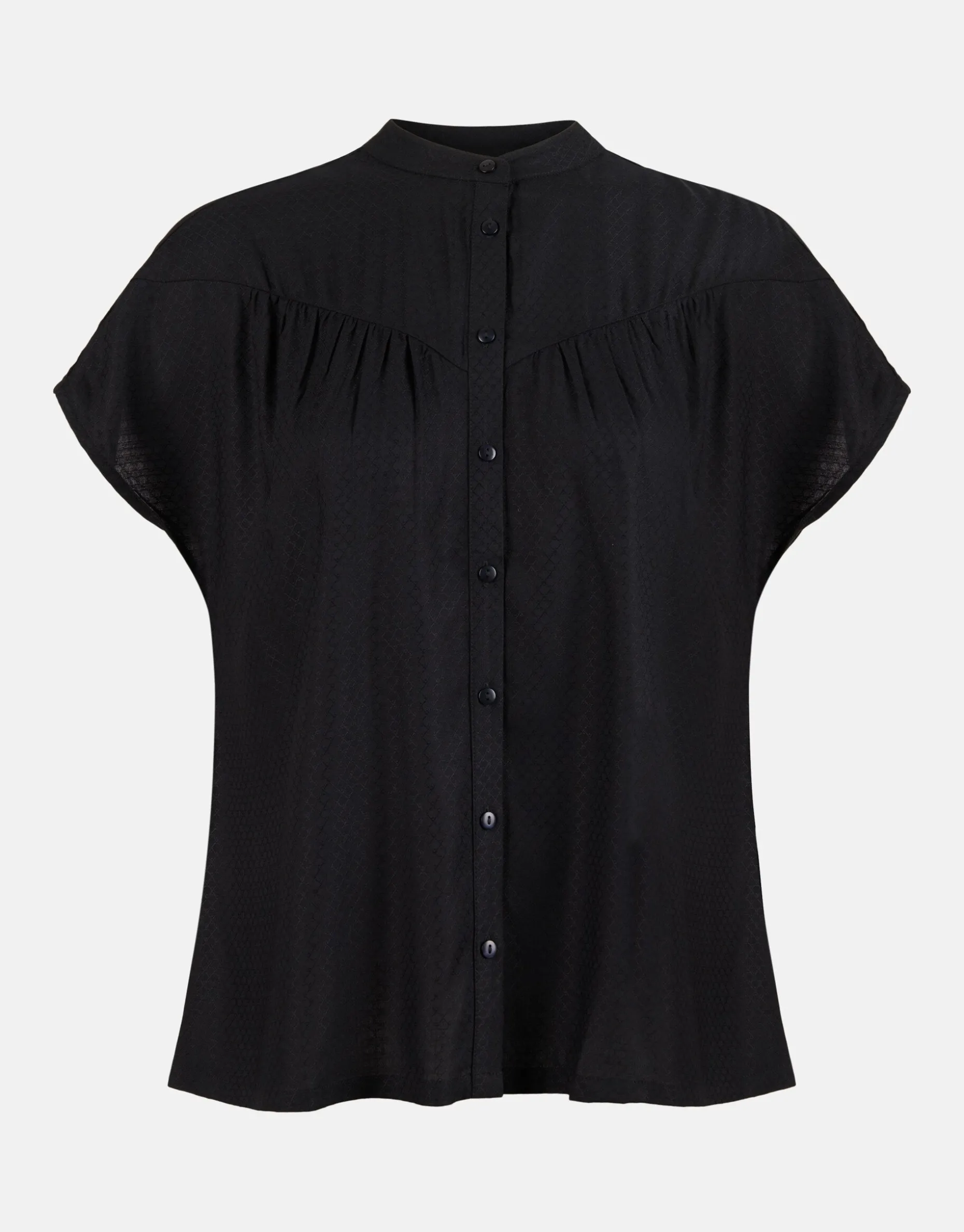 Relaxed Fit Top Zwart