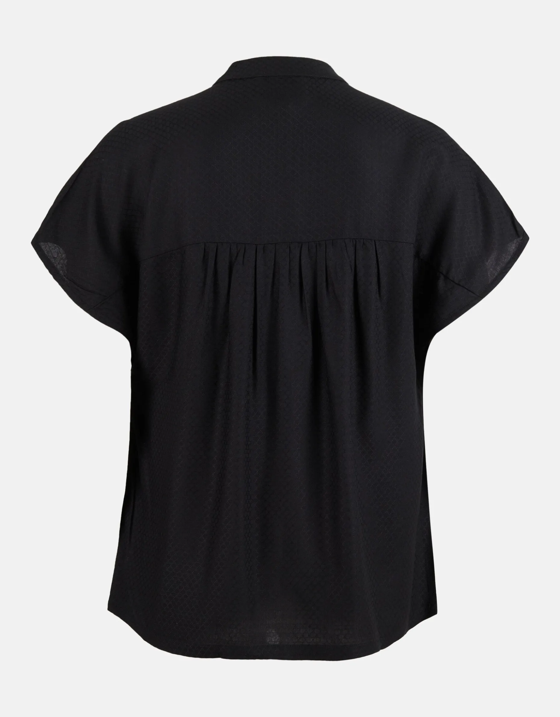 Relaxed Fit Top Zwart