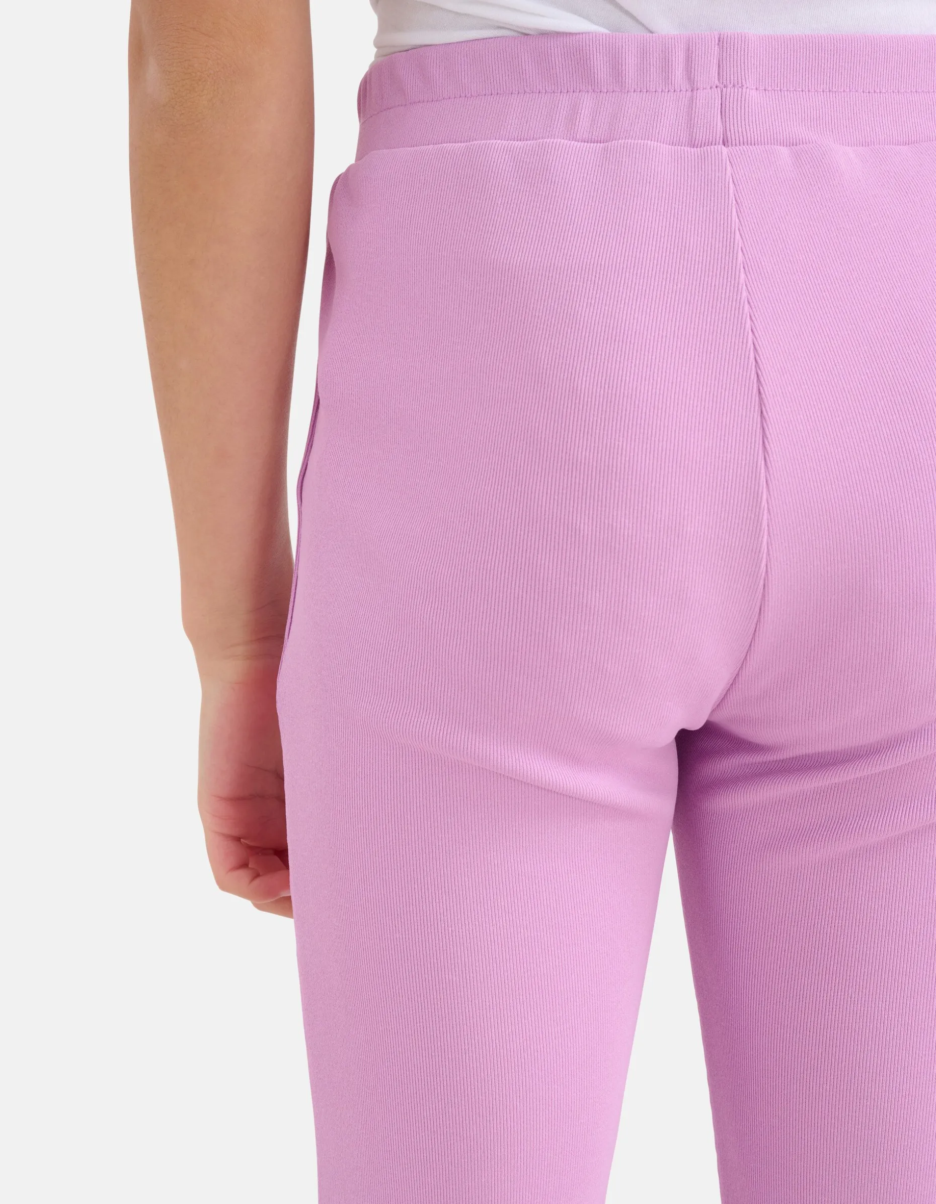Rib Flared Legging Lichtpaars