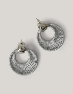 Round Rope Oorbellen Zilver