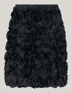 Rozen Mini Rok Zwart