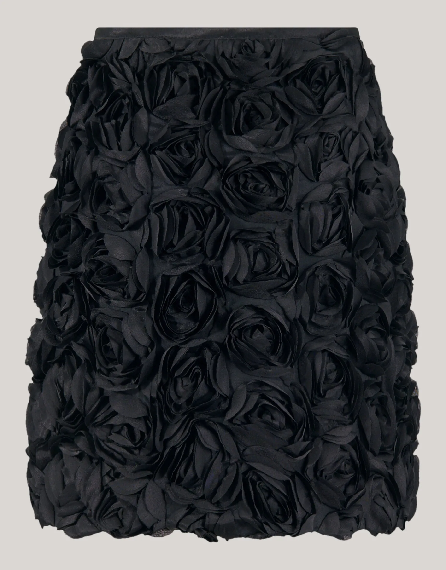 Rozen Mini Rok Zwart