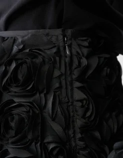 Rozen Mini Rok Zwart