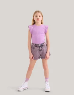 Ruffle Rib Top Lichtpaars
