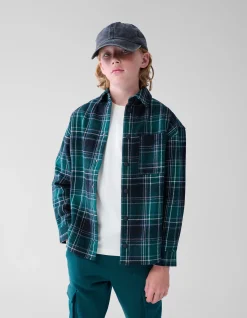 Ruiten Overshirt Groen