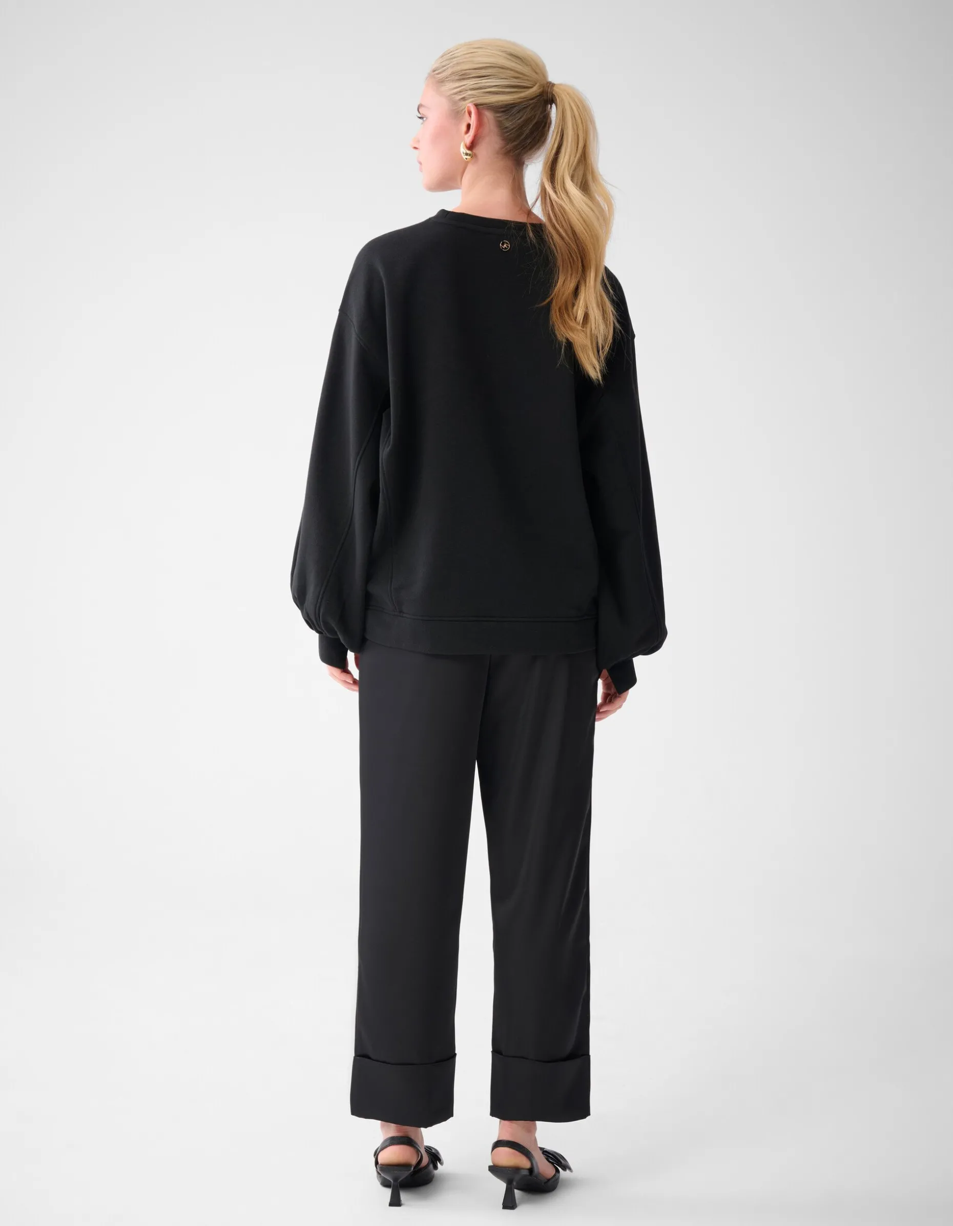 Satijnen Broek Zwart By Lonneke