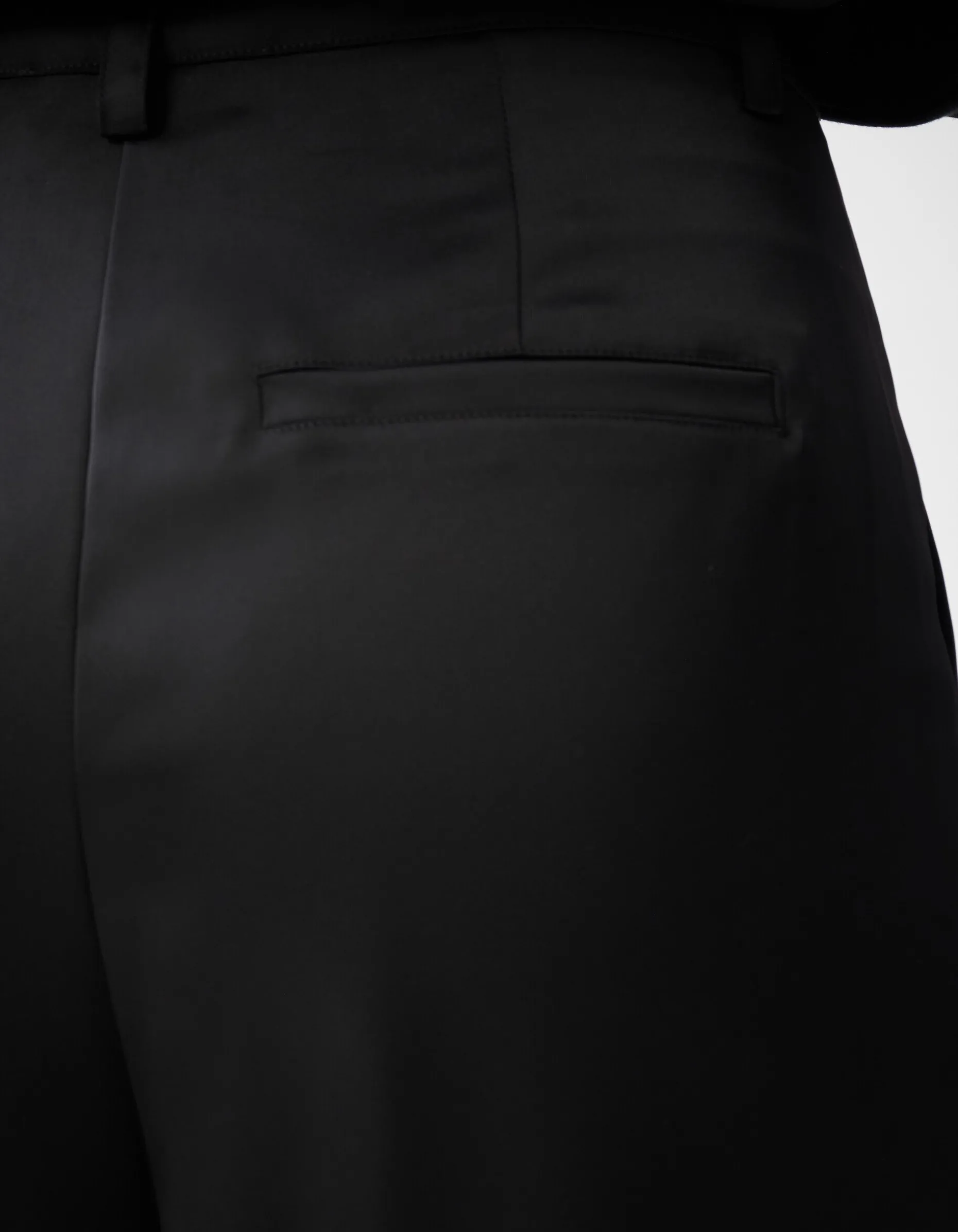 Satijnen Broek Zwart By Lonneke