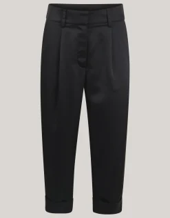 Satijnen Broek Zwart By Lonneke