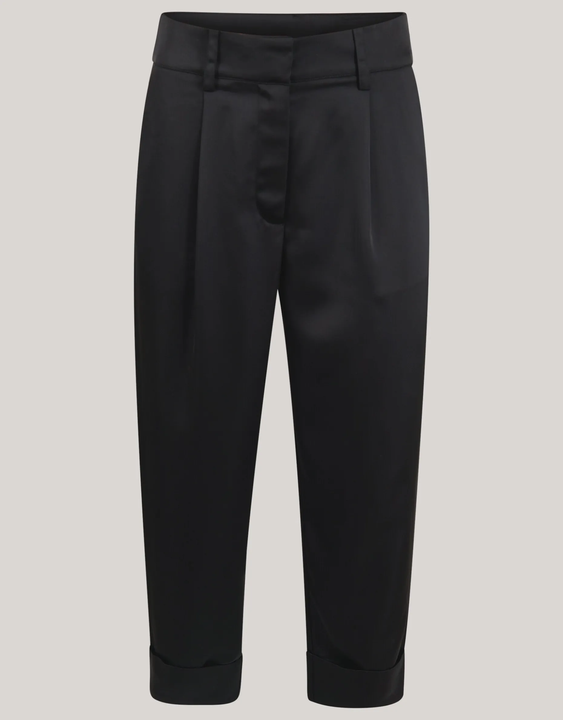 Satijnen Broek Zwart By Lonneke