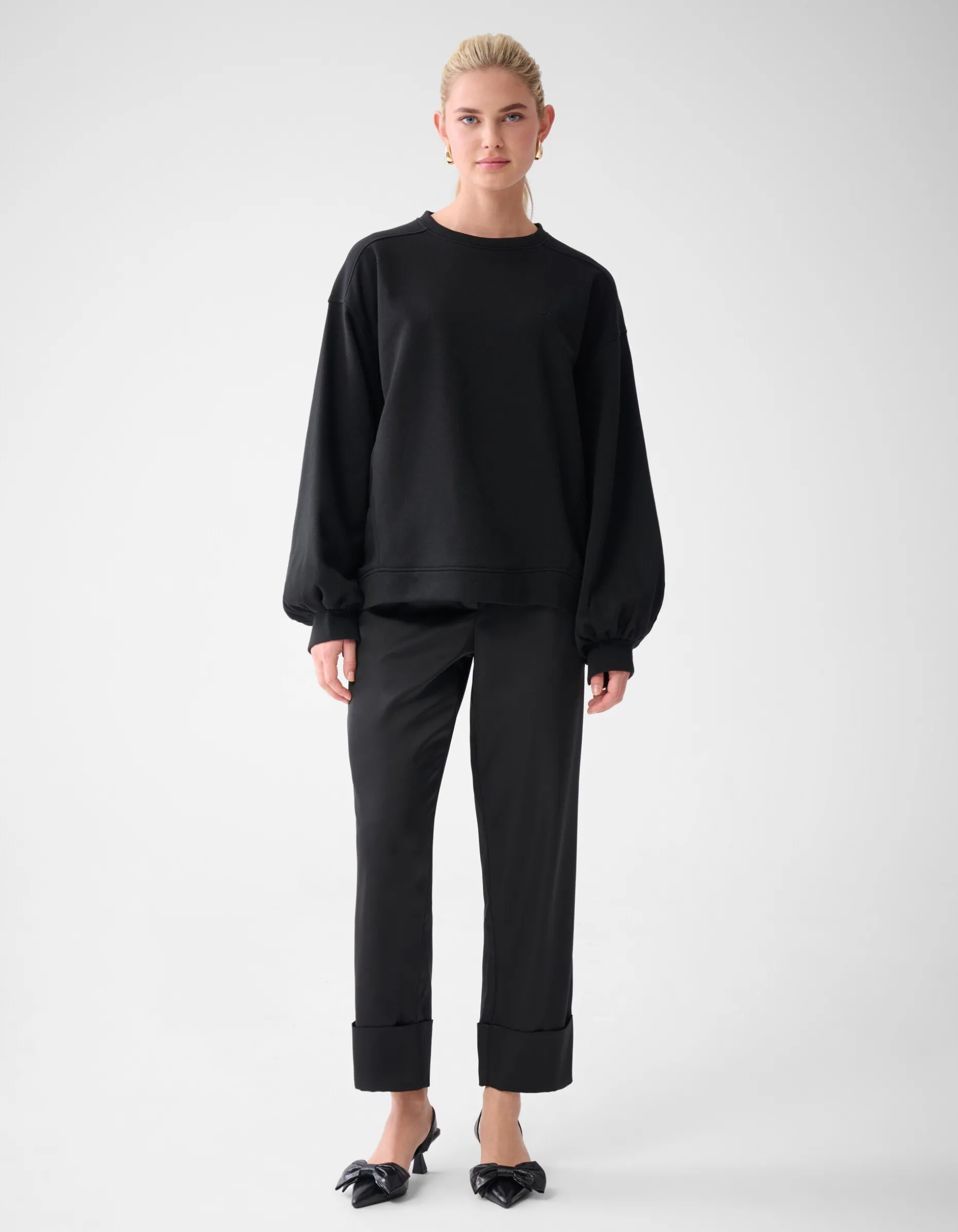 Satijnen Broek Zwart By Lonneke