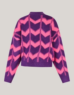 Sequin Dames Trui Paars By Furmey