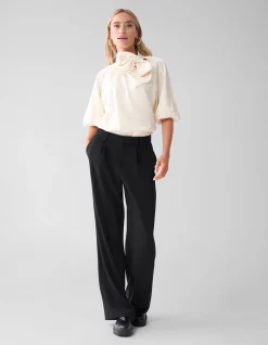 Shine Blouse Gebroken Wit