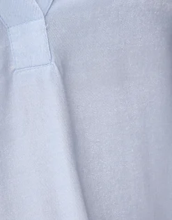 Shine Wide Blouse Lichtblauw