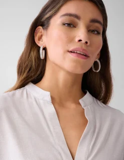 Shine Wide Blouse Zilver