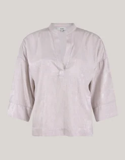 Shine Wide Blouse Zilver