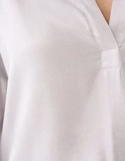 Shine Wide Blouse Zilver