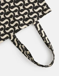 Shoeby Logo Shopper Zwart