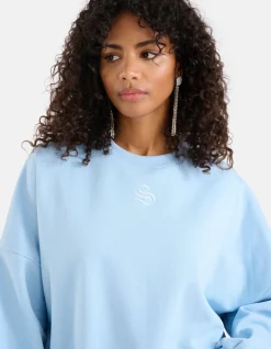 Shoeby Logo Sweater Lichtblauw