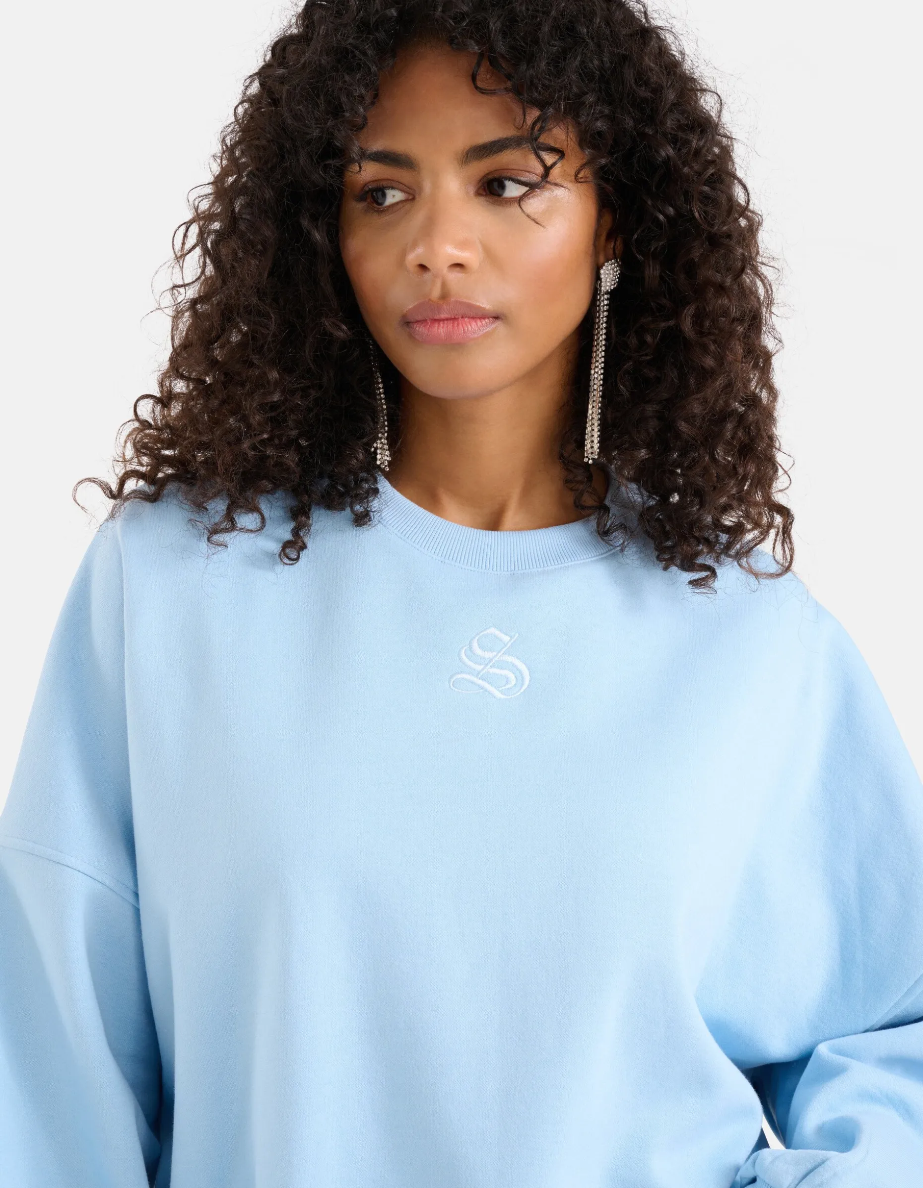 Shoeby Logo Sweater Lichtblauw