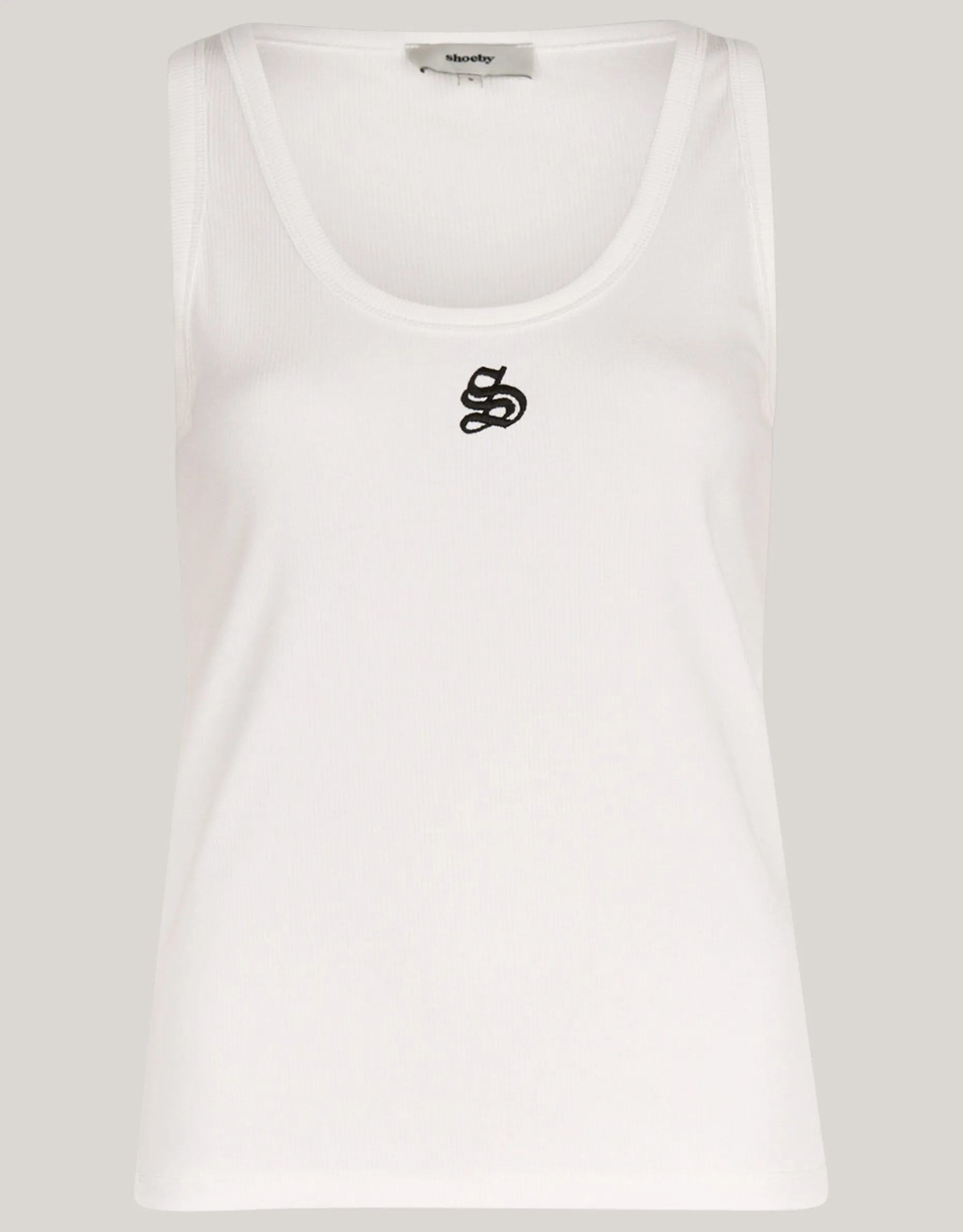 Shoeby Logo Tanktop Wit