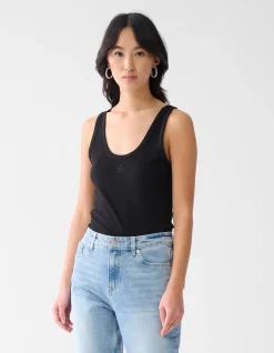 Shoeby Logo Tanktop Zwart