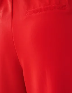 Side Stripe Broek Rood