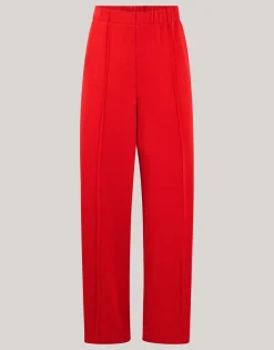 Side Stripe Broek Rood