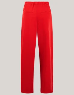 Side Stripe Broek Rood