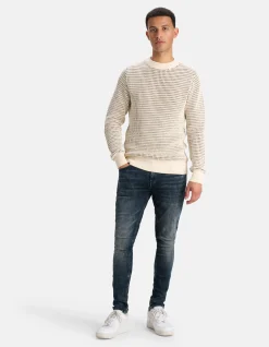 Skinny Fit Jeans Blauw/Grijs L34