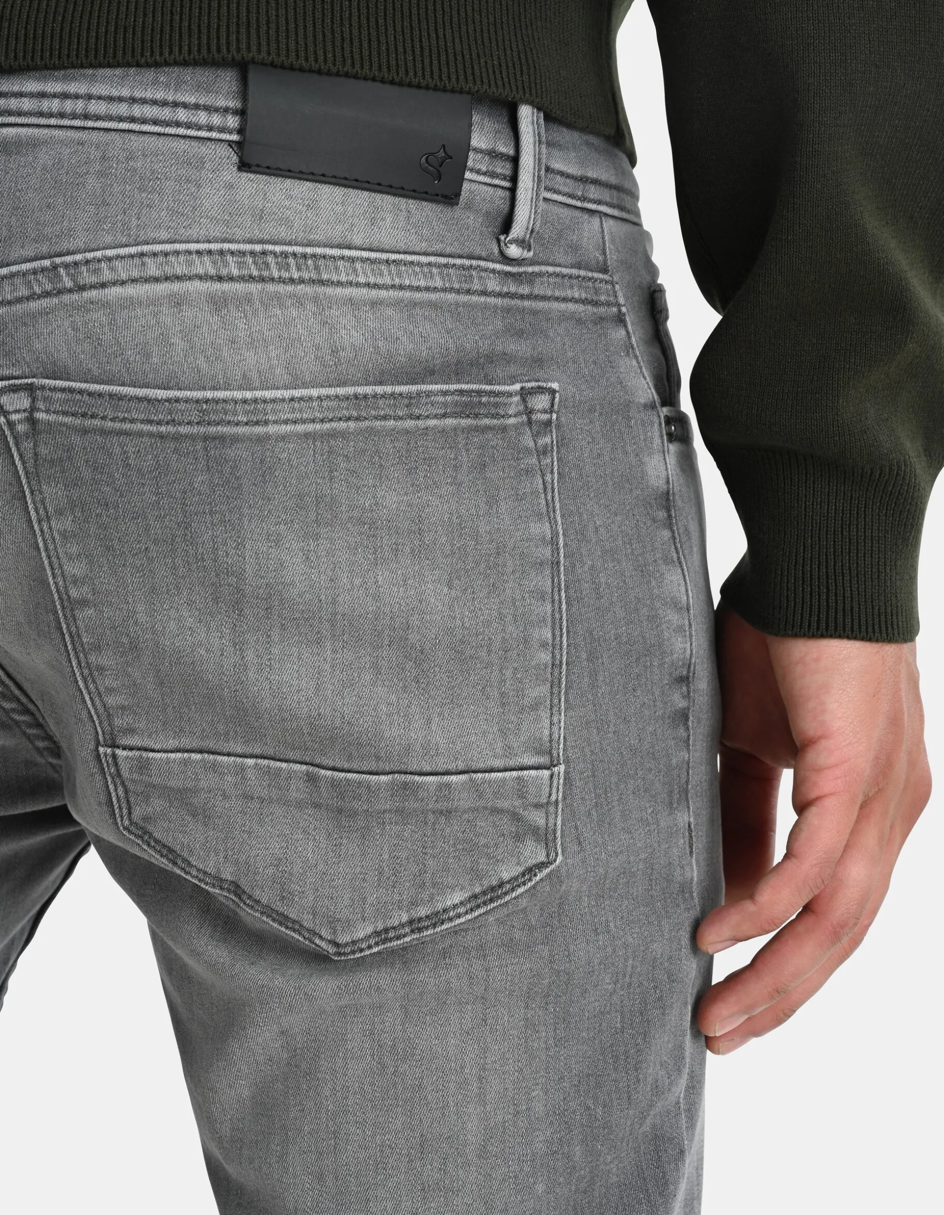 Skinny Fit Jeans Grijs L34