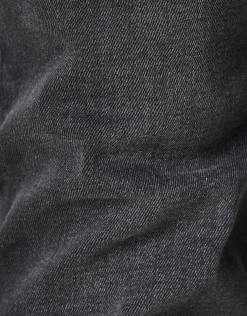 Skinny Fit Jeans Zwart Washed L34