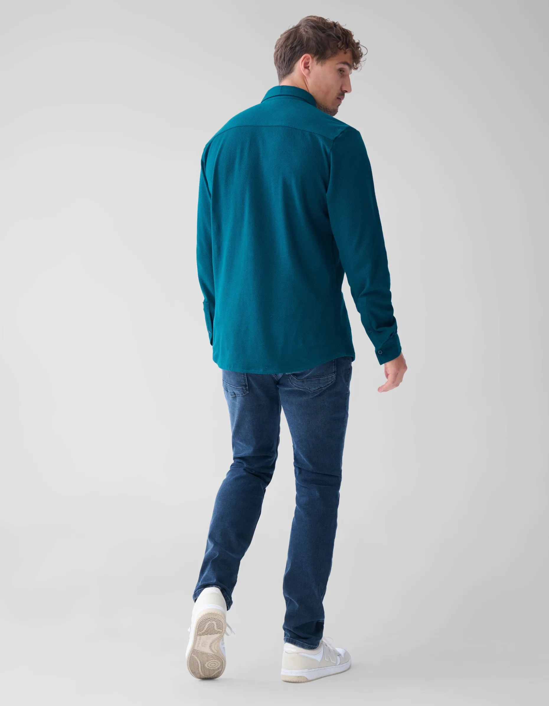 Slim Fit Jeans Blauw/Zwart L32