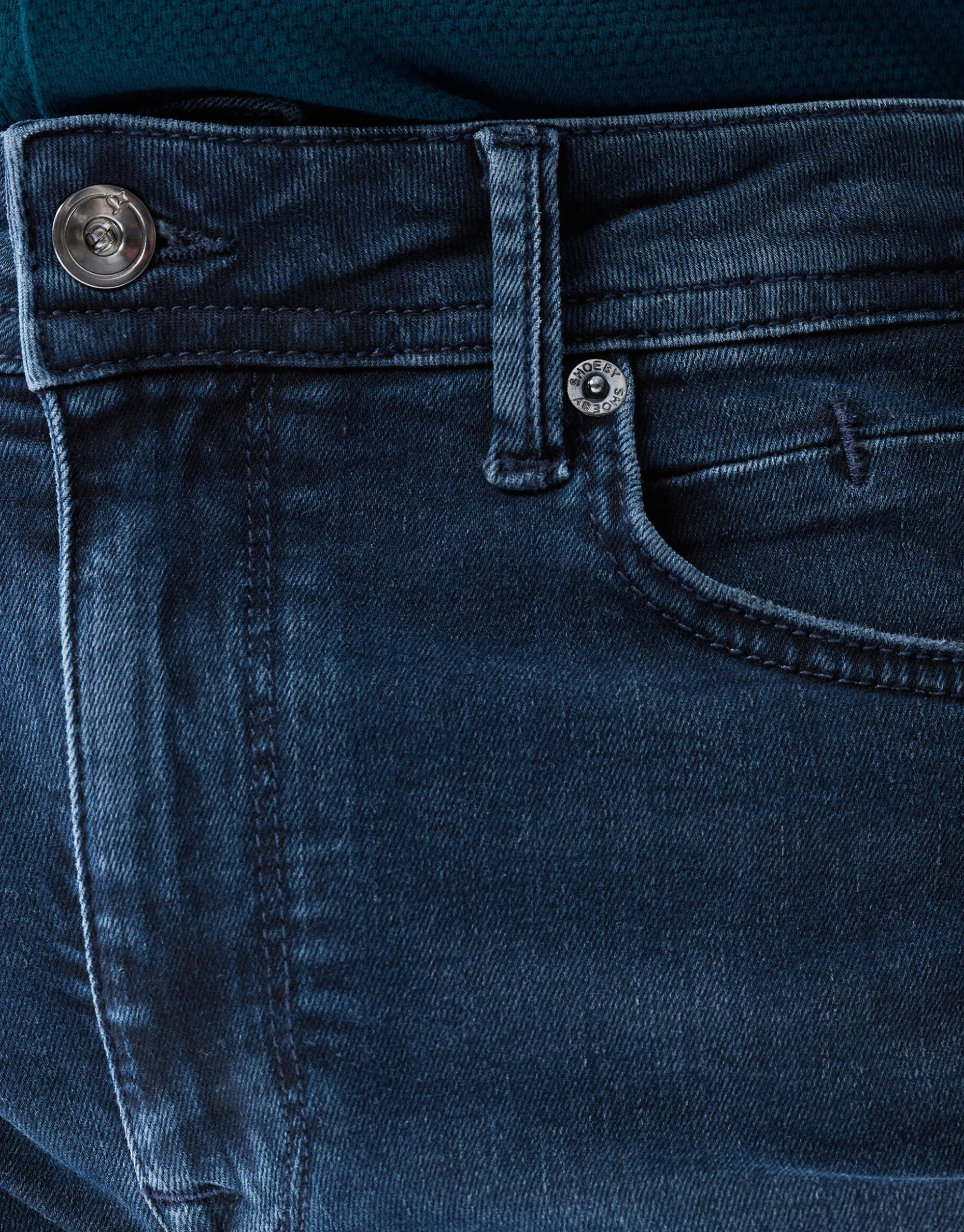 Slim Fit Jeans Blauw/Zwart L32
