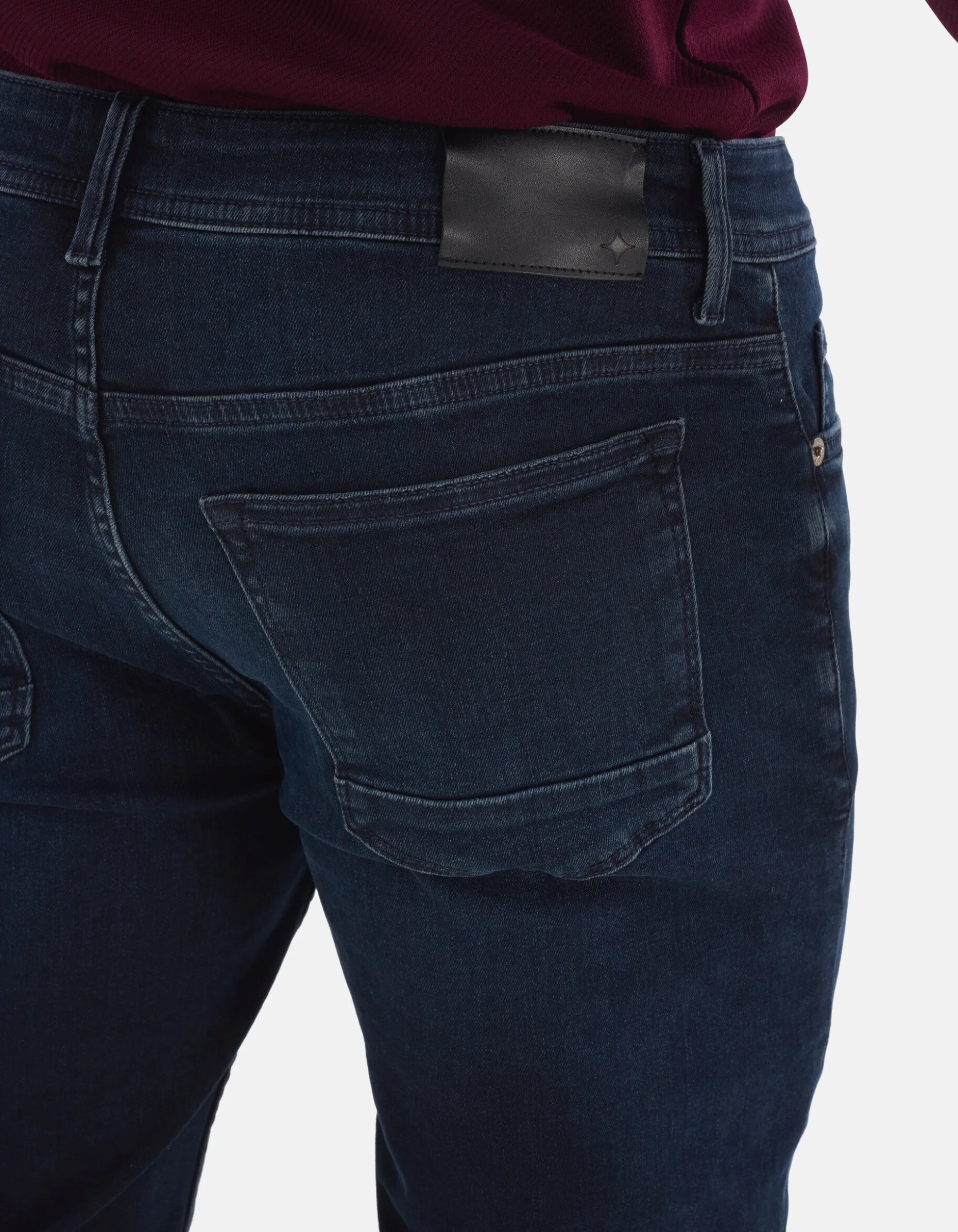 Slim Fit Jeans Blauw/Zwart L34