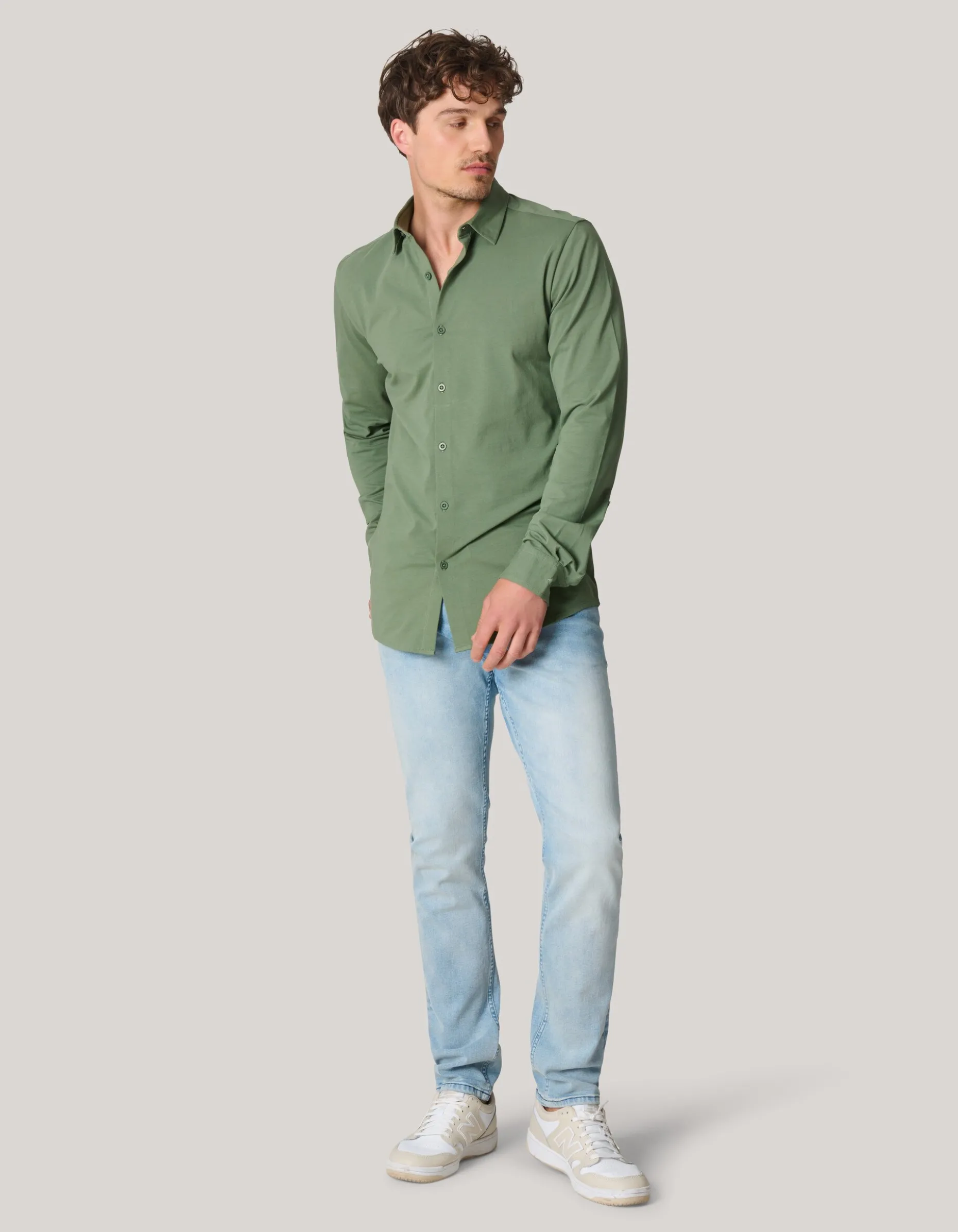 Slim Fit Jeans Lichtblauw L32