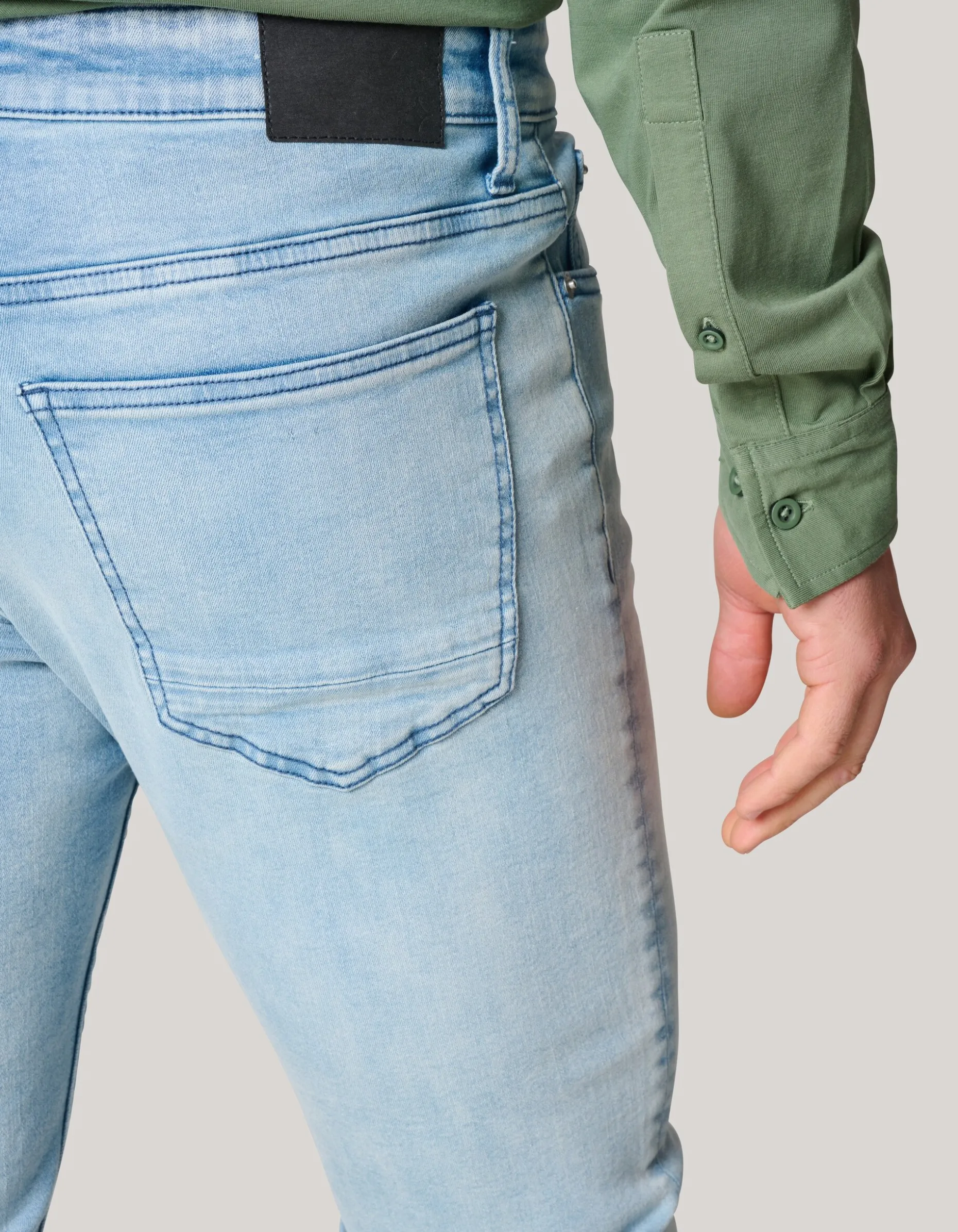 Slim Fit Jeans Lichtblauw L32