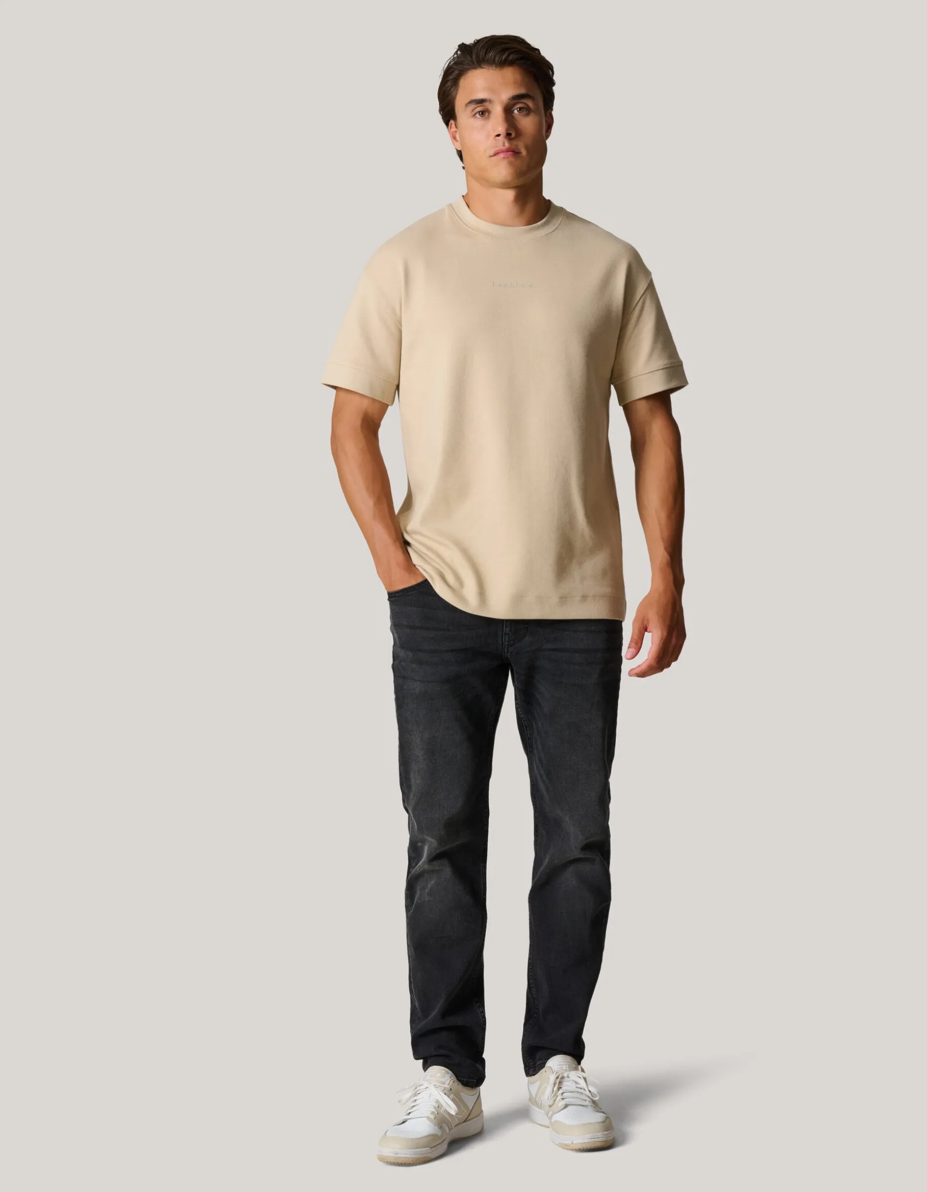 Slim Fit Jeans Washed Black L34