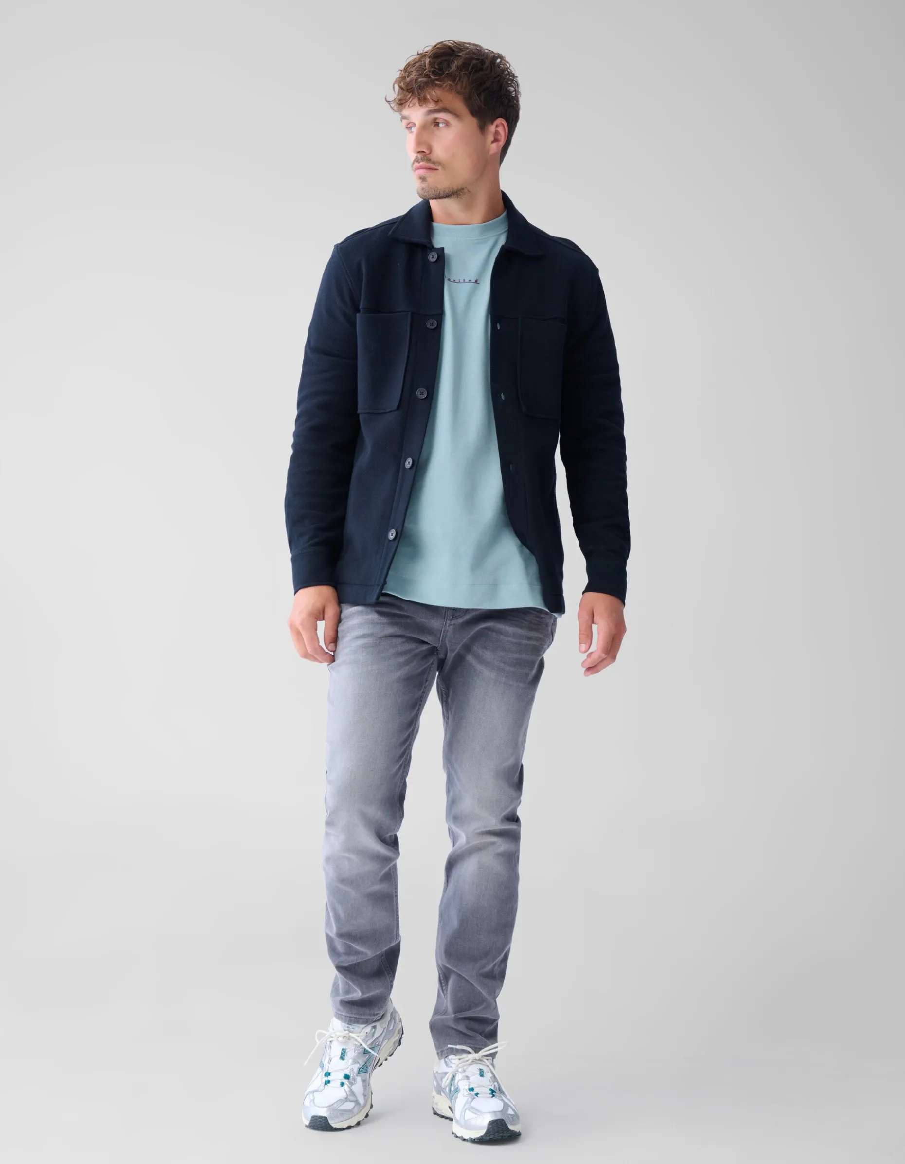 Slim Fit Jeans Washed Grey L32