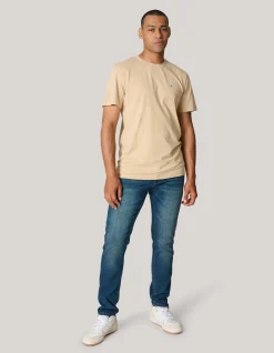 Slim Fit Jog Jeans Donkerblauw L36
