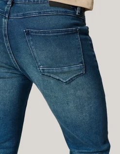 Slim Fit Jog Jeans Donkerblauw L36