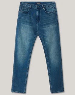 Slim Fit Jog Jeans Donkerblauw L36