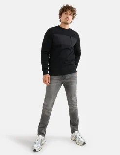 Slim Fit Jog Jeans Grijs L30