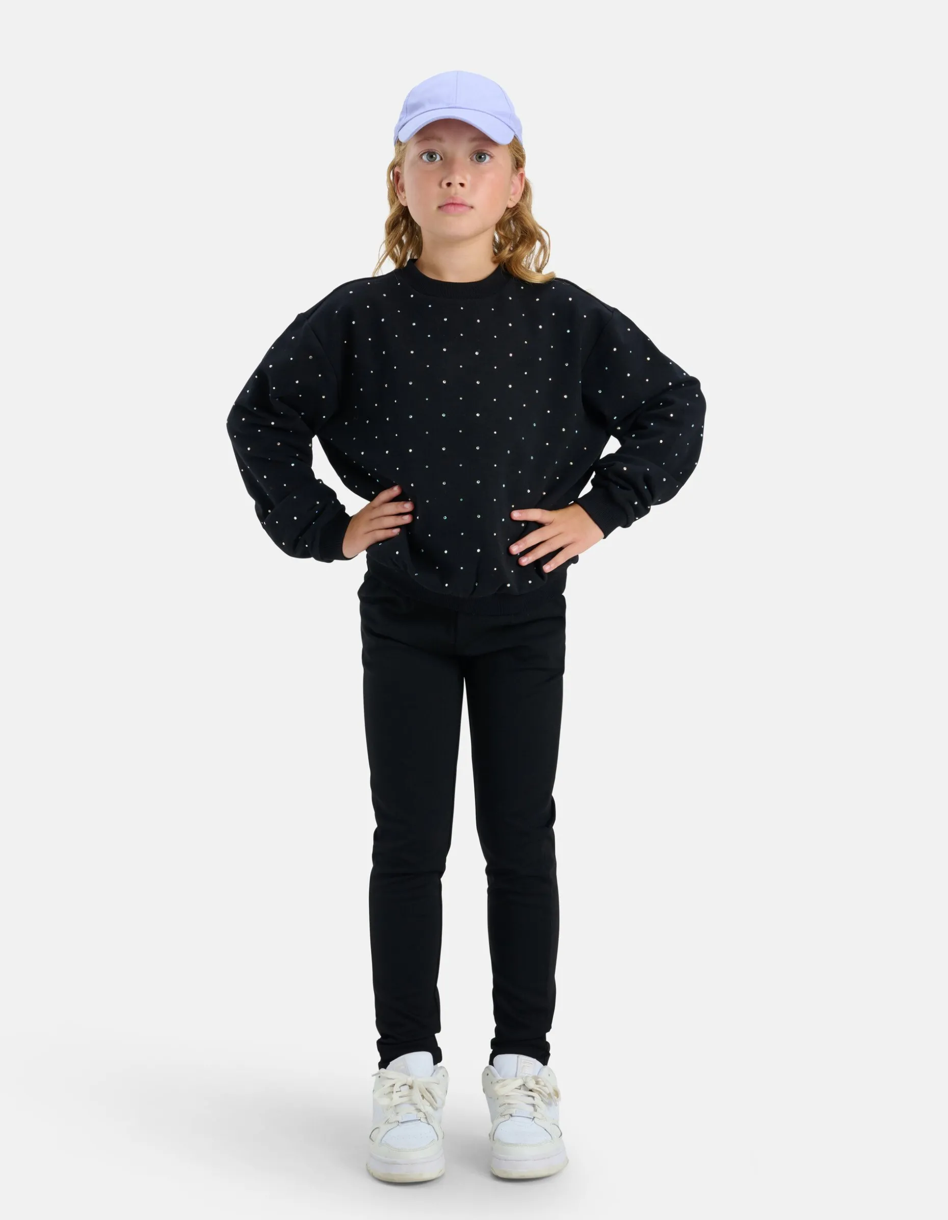 Slim Fit Pantalon Zwart