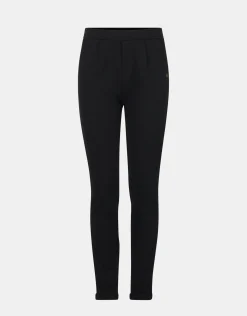 Slim Fit Pantalon Zwart