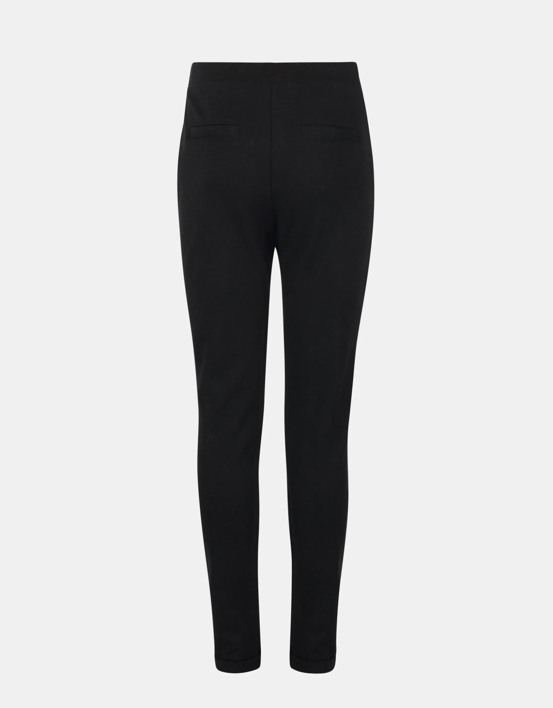 Slim Fit Pantalon Zwart