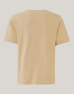 Slub Structuur T-shirt Zand