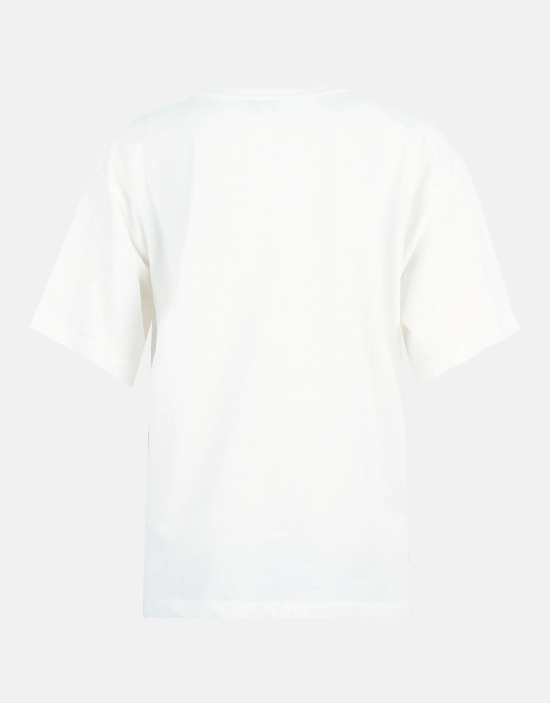 Smiley Artwork T-shirt Wit