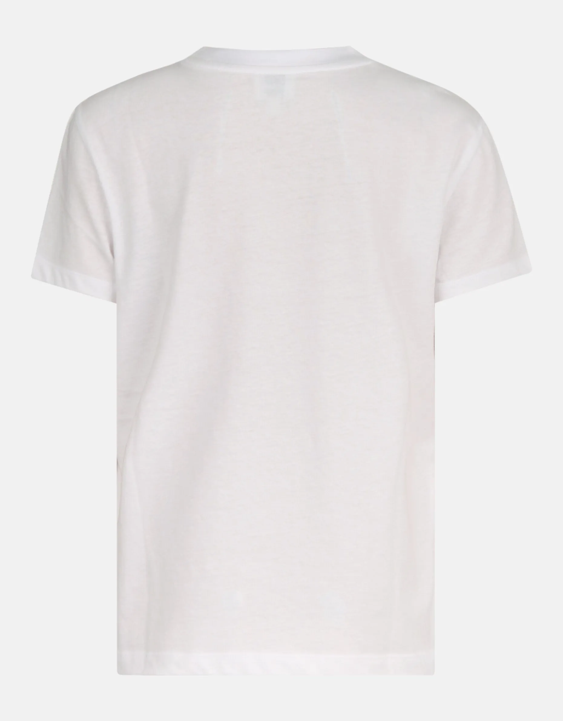 Smiley Artwork T-shirt Wit
