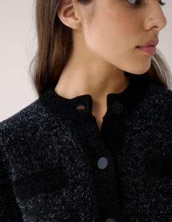 Soft Cropped Vest Zwart By Mieke